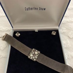 Choker & Earrings Set